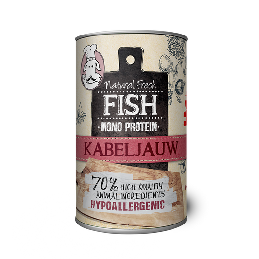 Blikvoeding Fresh Kabeljauw monoproteïn