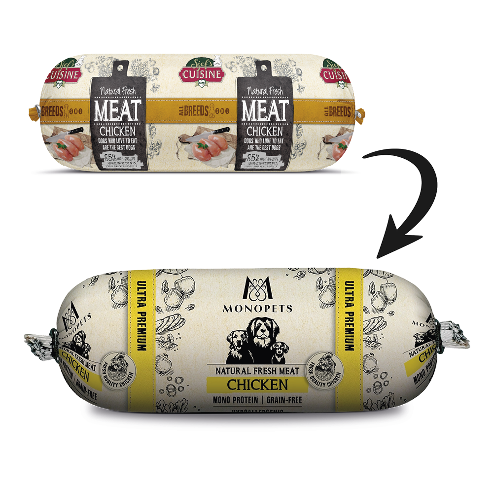 Hondenworst Fresh Chicken Mono Protein