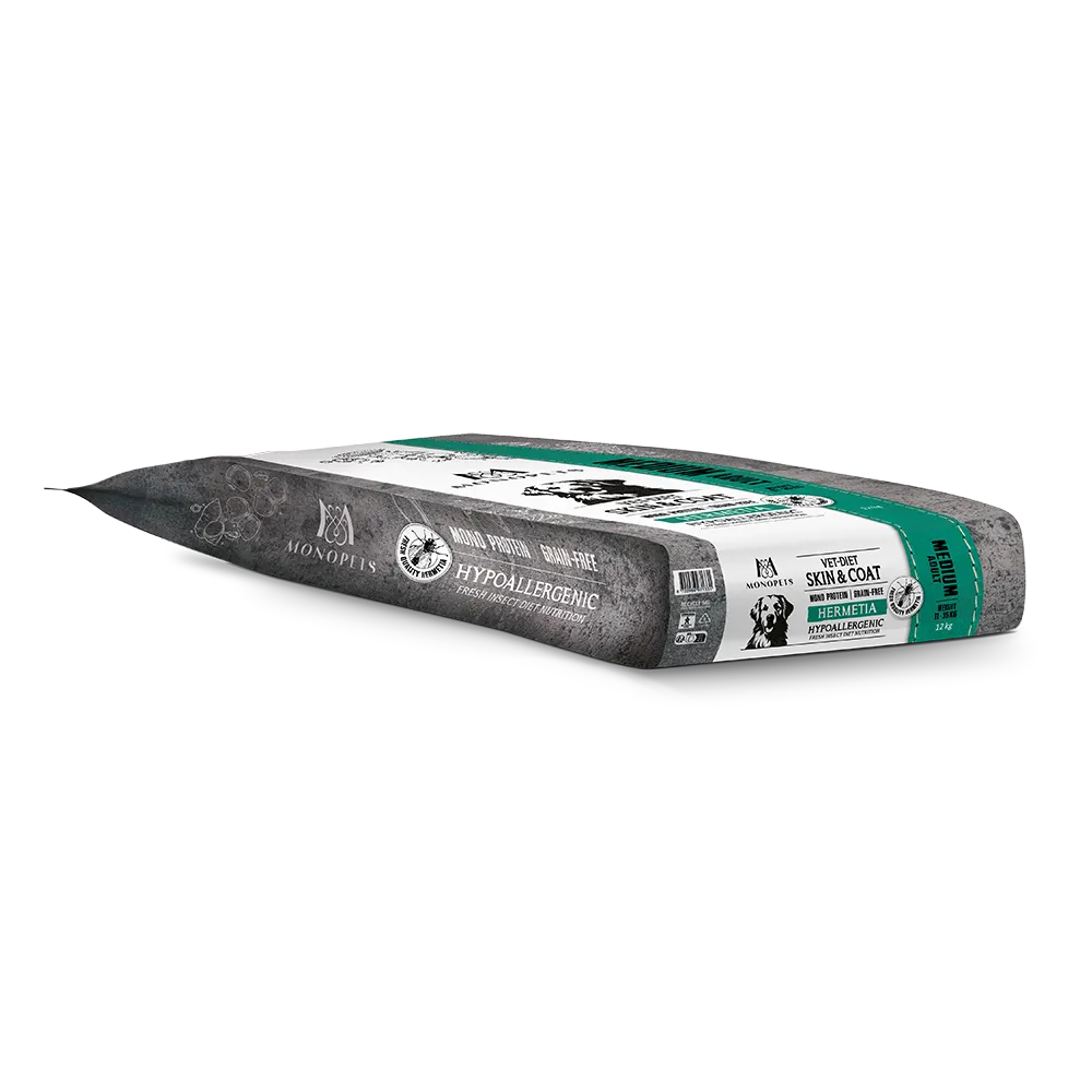 Monopets Medium Vet-Diet Skin & Coat Hermetia